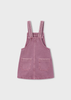 Girl Embroidered Overall Skirt - Grape