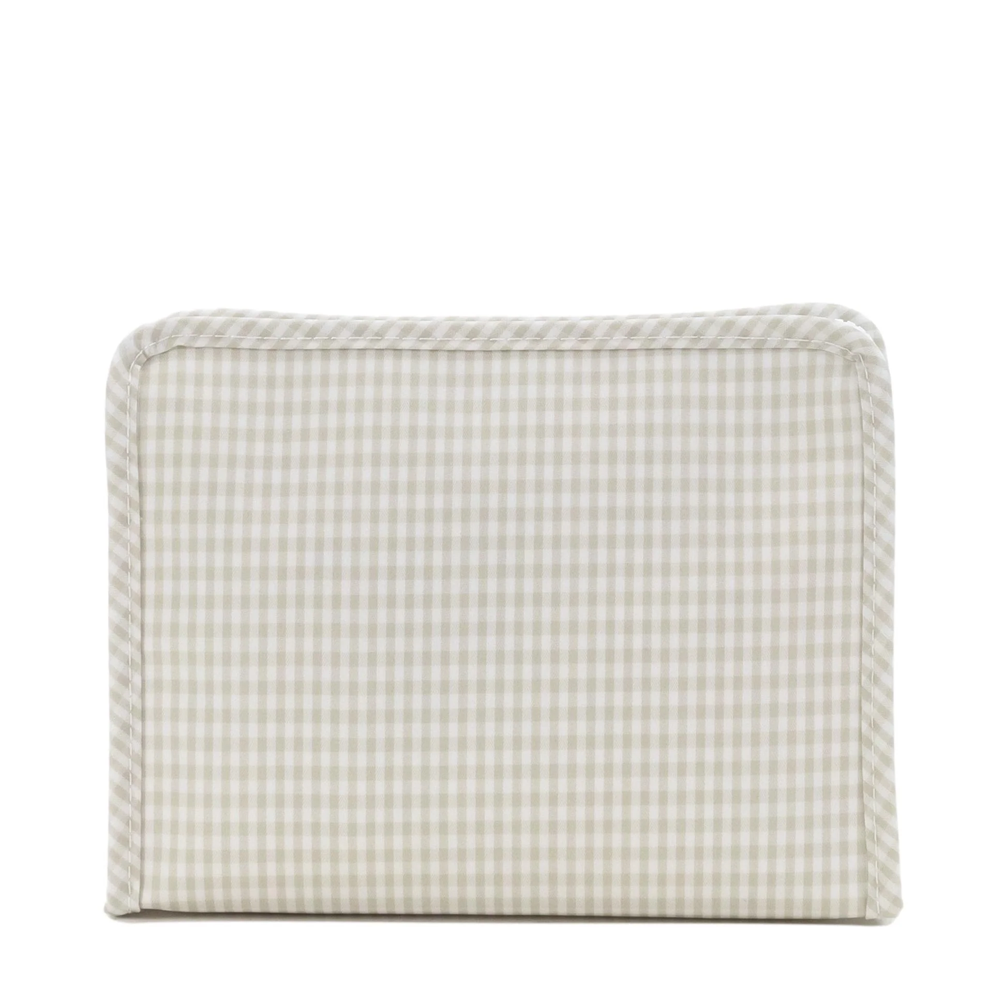 Roadie Medium Zip pouch - Gingham Pearl Grey