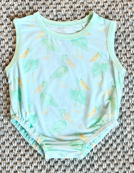 Mint Pelican Bubble