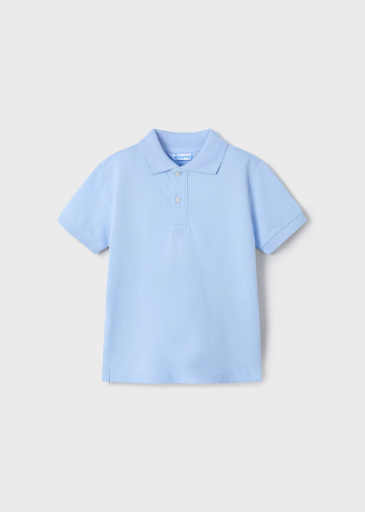 Basic Shortsleeve Polo - Sky