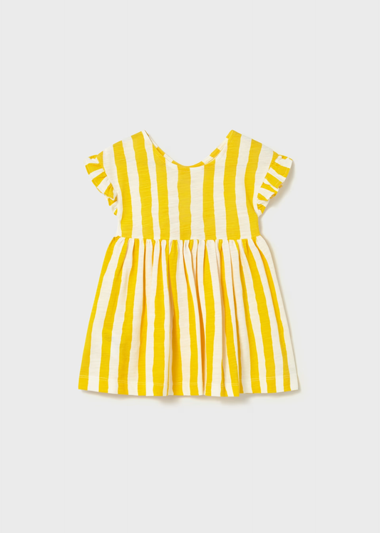 Knit Dress - Yellow Stripe
