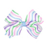 King Grosgrain Hair Bows with Easter Print with Knot