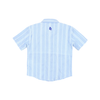 Guayabera - Blue Plaid Linen Short Sleeve Shirt