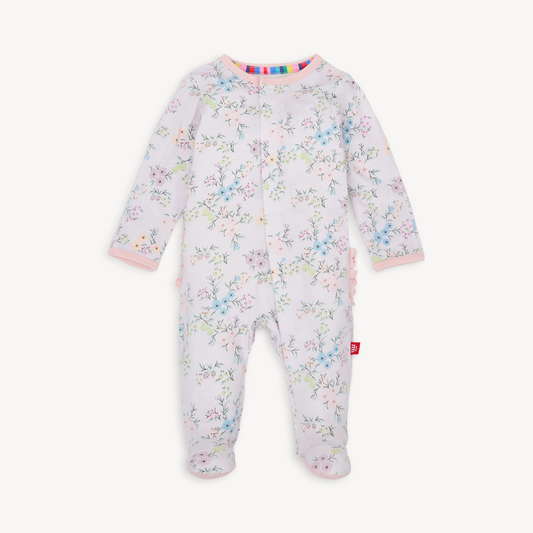 Emily Modal Magnetic Parent Favorite Footie with Ruffle