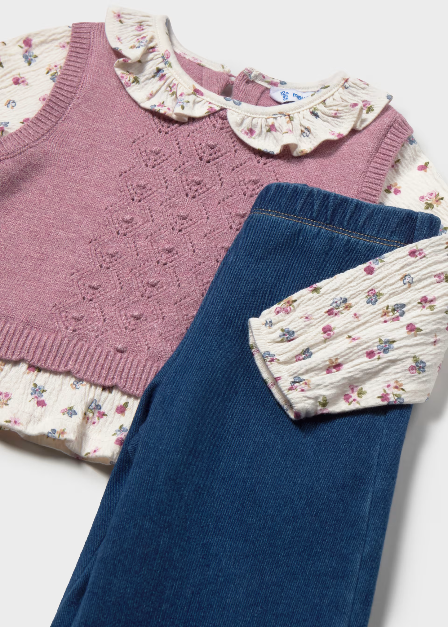 Baby Pants and Top Set - Violet Mix