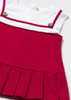 Newborn Girl Knit Dress - Red