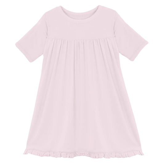 Short Sleeve Swing Dress - Shrinking Violet