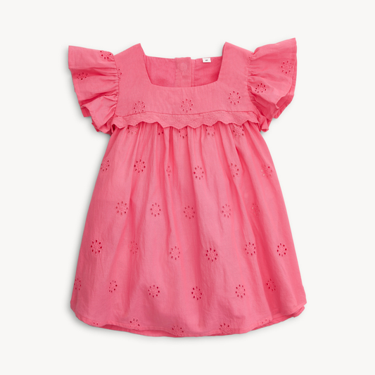 Magnetic Me All A-Flutter Cotton Poplin Magnetic Easy Peasy Sleeveless Dress