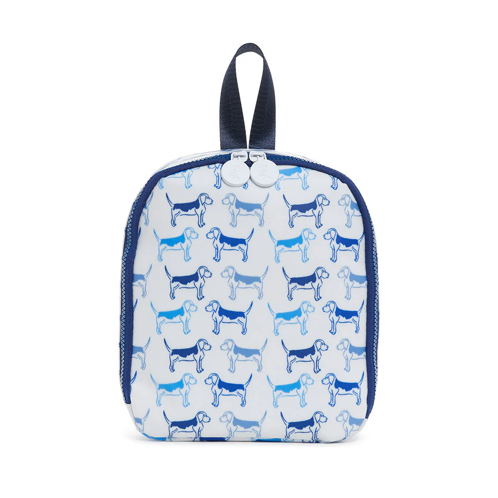 Lunch Bag - Puppy Love Blue