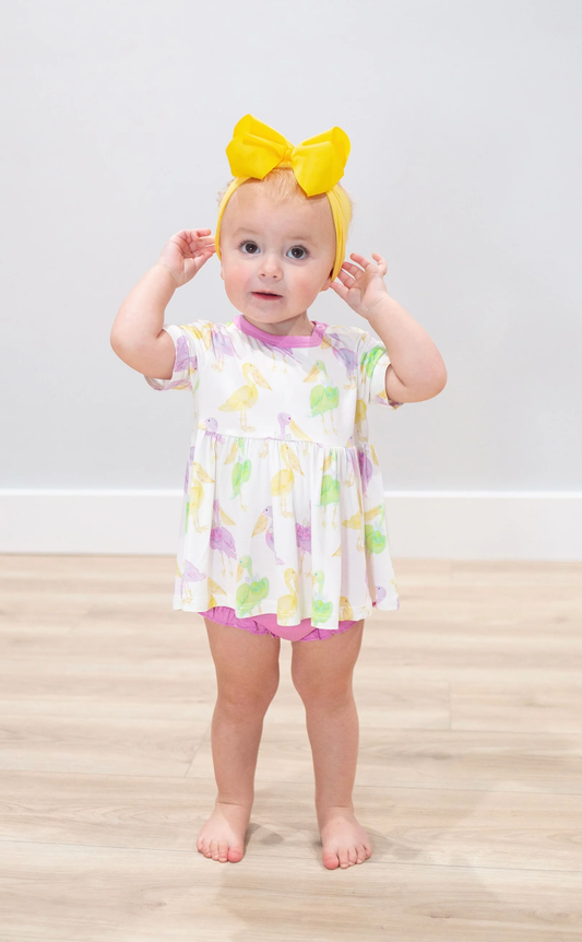 Pelicans Peplum Set