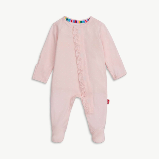 Pin Dot Pink Modal Magnetic Parent Favorite Footie