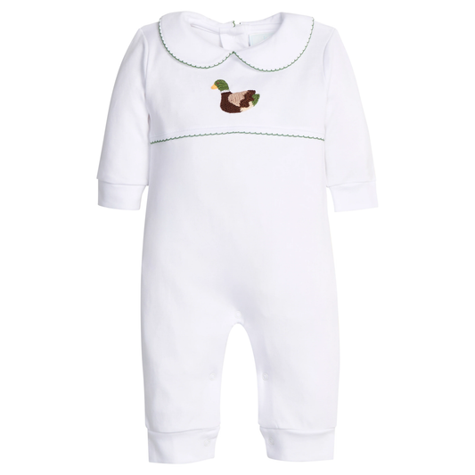 Crochet Playsuit - Mallard