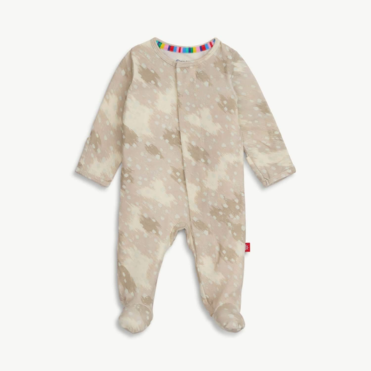 Tan Doeskin Modal Magnetic Parent Favorite Footie