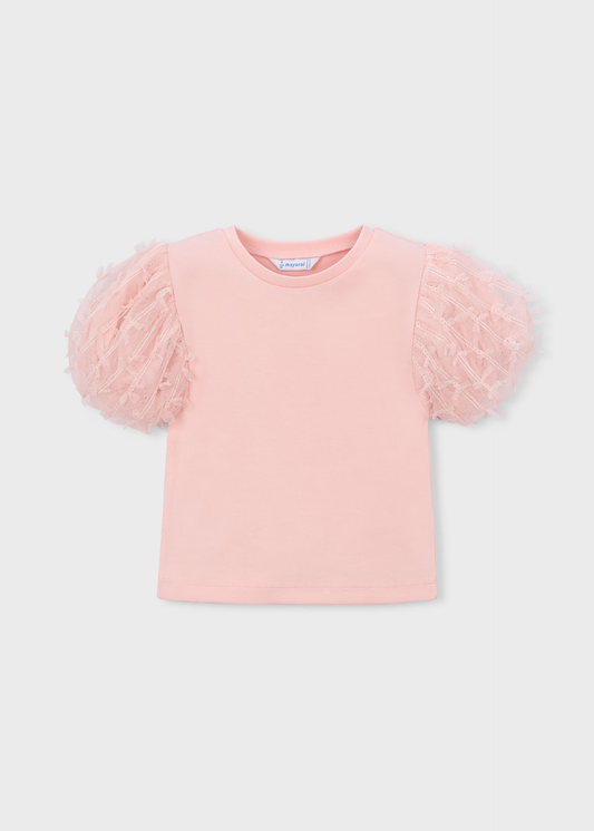 Girl Tulle T-shirt- Blossom