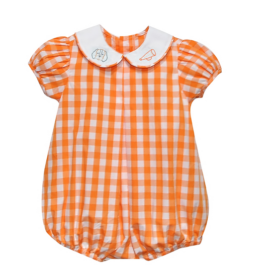 Hound Dog Orange/White Girl Bubble