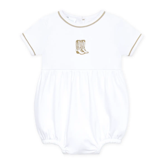 Darling Cowboy Boots Bubble - Ivory