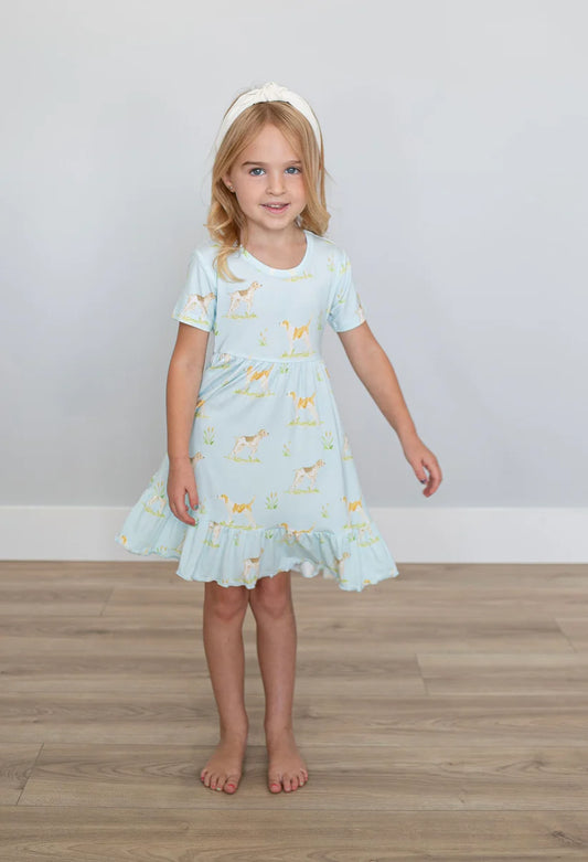 Hunting Dogs Twirl Dress