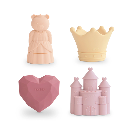 Princess Mold Free Bath Play Set - 4 Pack