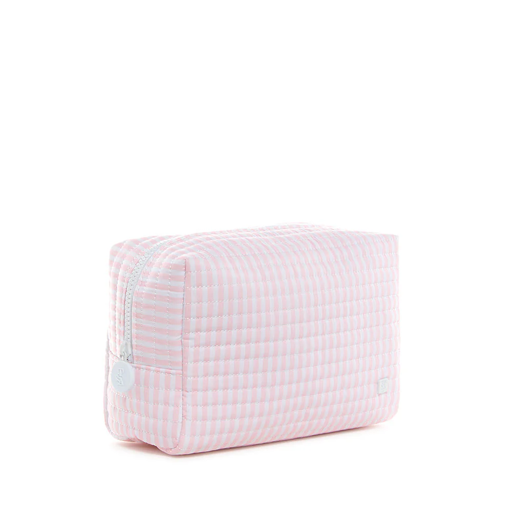 Quilted Everday Bag - Pimlico Stripe Pink