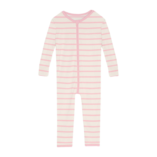 Print Convertible Sleeper W/Zipper - Lotus Sweet Stripe
