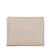 Roadie Medium Zip Pouch - Gingham Khaki