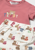 Boy Printed Shorts and T-shirt Set - Terracotta