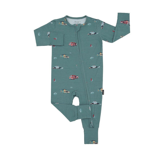 Footless Sleeper with Fold-Over cuffs - Emergency Vehicles
