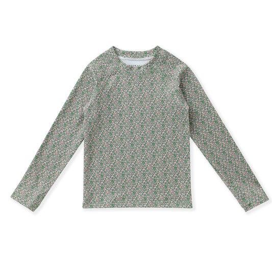 Olive Ditsy Top