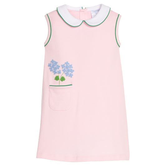 Applique Lubby Dress - Hydrangea