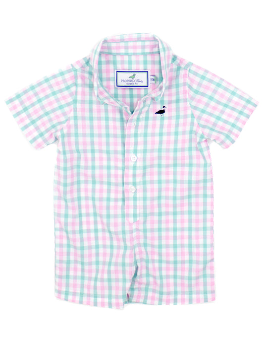 Properly Tied Baby Seasonal Shortall Rosemary