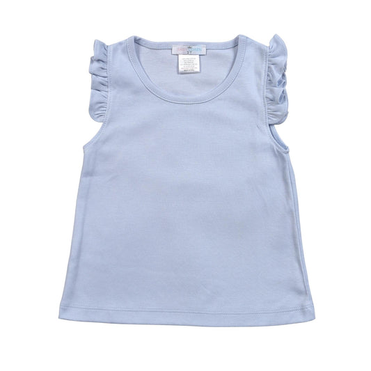 Blue Butterfly Sleeves Top