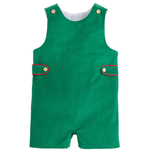 Button Tab John John - Mistletoe Tartan
