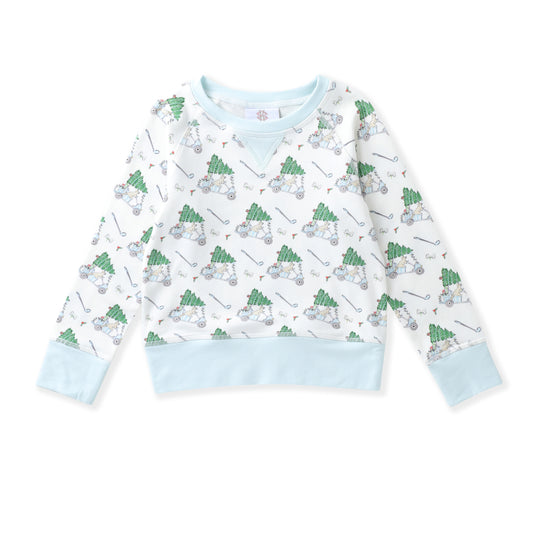 Christmas Tree Carts Pullover