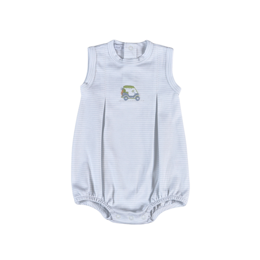 Golf Hand Embroidery Bubble - Blue