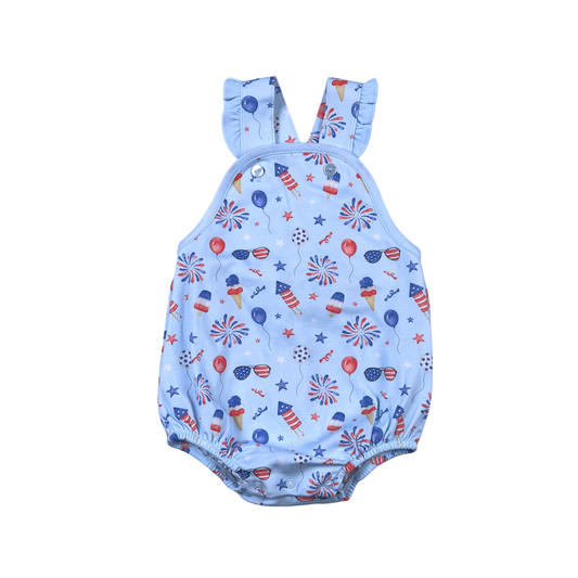 Patriotic Sun Bubble - Girl