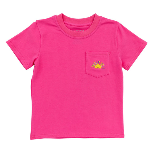 Pocket Tee - Rainbow Sun
