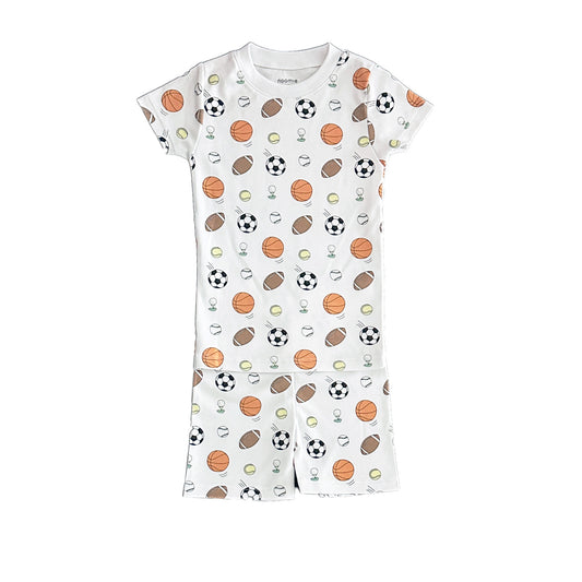 Two Piece Shortsleeve and Short PJ Set - All Sports