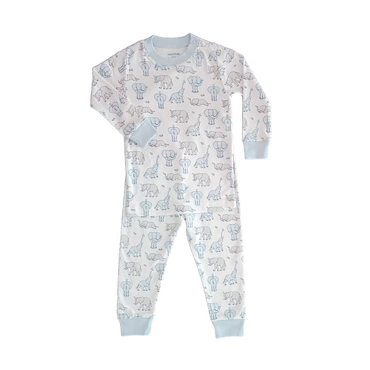 Two Piece PJ - Elephants