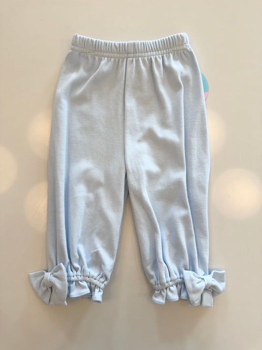 Noelle Bow - Light Blue Knit