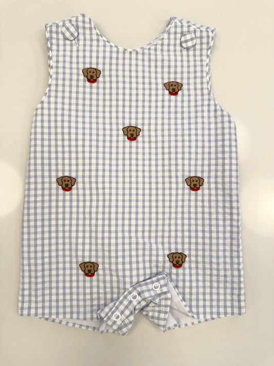 Labrador Ashton Shortall, Light Blue Check Seersucker