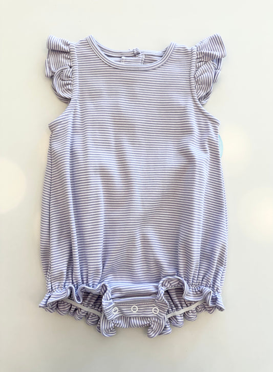 Angel Bubble, Lavender Bitty Stripe Knit