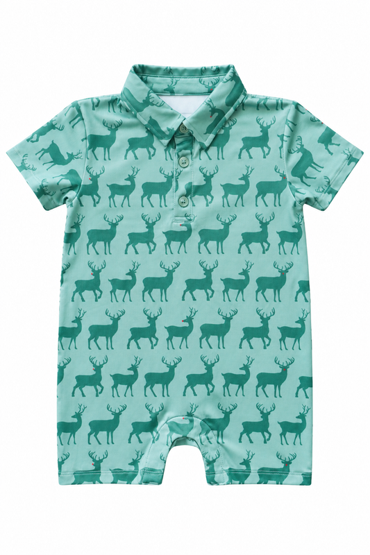 Knox Romper - Reindeer