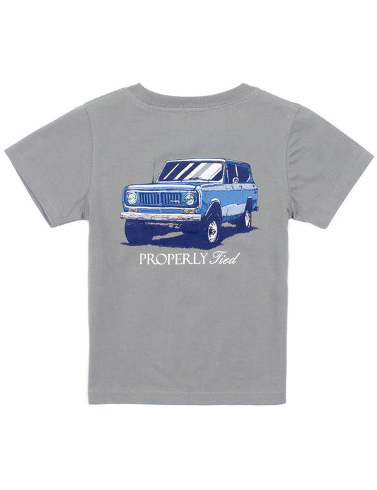 Properly Tied Boys Joyride SS Battleship Grey