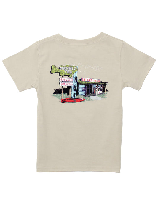 Boys Bait Shop T-Shirt - Short Sleeve Linen