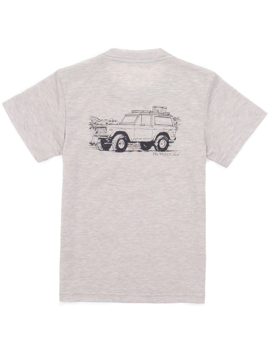 Boys Portland Pocket Tee SS 4x4 Ice Grey