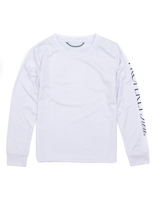 Properly Tied Boys Tidal Rashguard White