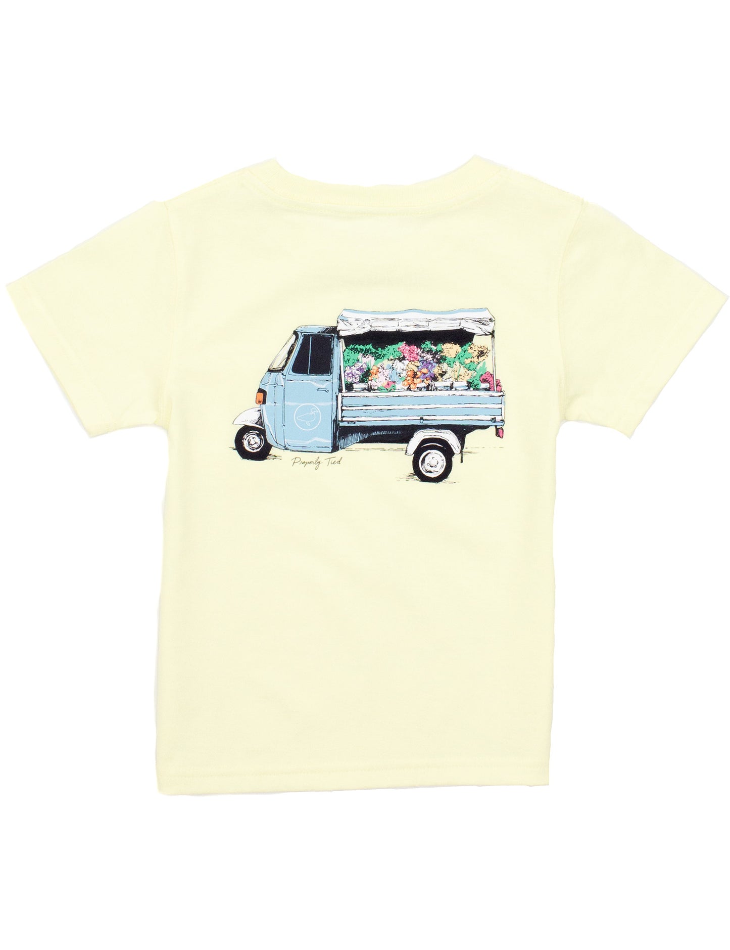 Properly Tied Fresh Florals SS Light Yellow