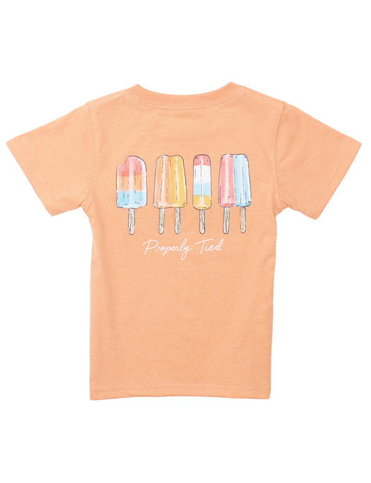 Girls Popsicles Short Sleeve Melon