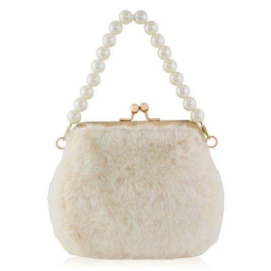 Lovie: Faux Fur with Pearls