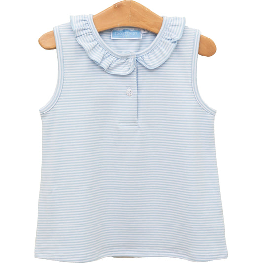 Nora Tank - Light Blue Stripe
